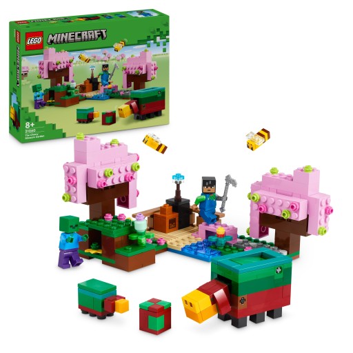 LEGO Minecraft Wiśniowy ogród 21260 - zestaw dla dzieci 8+