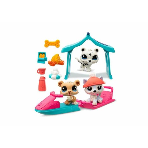 Zestaw Littlest Pet Shop Snowy Day Play Pack 3 szt.
