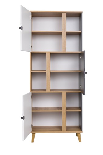 Regał Bianco 80 x 40 x 200 cm wielokolorowy