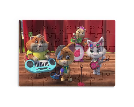 PUZZLE 30/70/96/110 ELEMENTÓW SUBLIMACJA + EKO PUDEŁKO 44 KOTY DUŻO GRAFIK