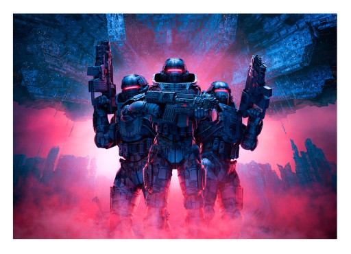 Fototapeta DLA DZIECI Chłopca Gracza Robot 312x219