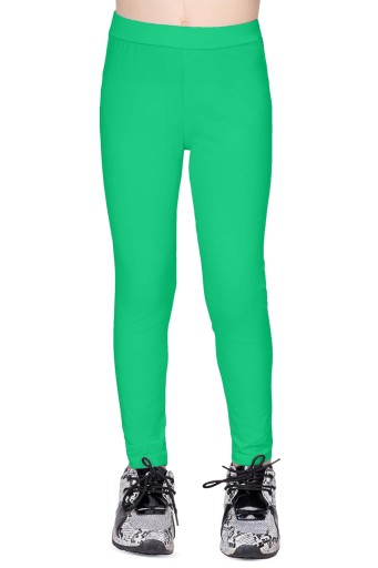 Legginsy dziecięce New York Style zielone długie bawełniane rozmiar 92