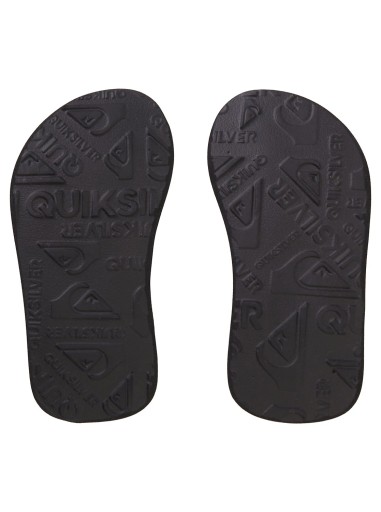 Quiksilver klapki dziecięce tworzywo sztuczne czarny rozmiar 24