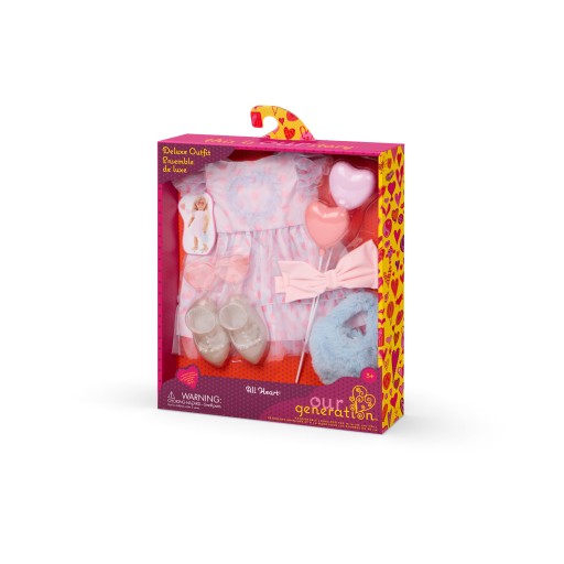 Our Generation: Zestaw ubranek DELUXE dla lalek – All Heart 30544