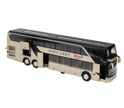Elektryczny 1:32 Alloy Doubledecker Bus Model Za