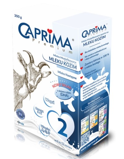 Caprima Premium 2 mleko kozie następne 300 g
