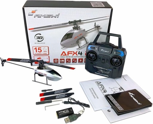 AMEWI 25329 AFX4 R3D JEDNOWIRNIKOWY HELIKOPTER 4-KANAŁOWY 140509