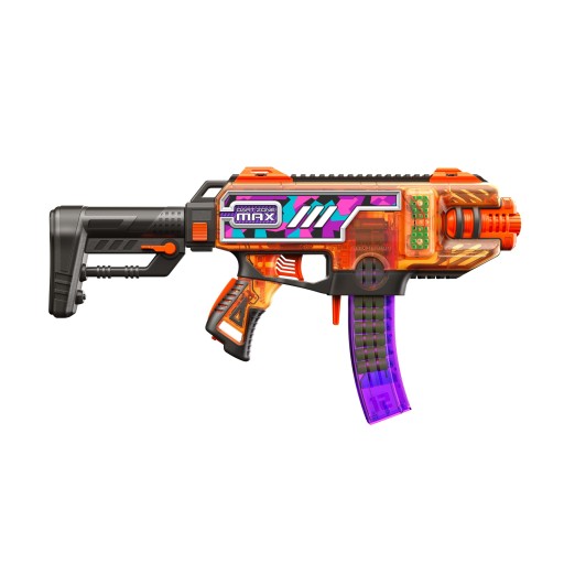 PISTOLET DART ZONE MAX NITROSHOT+ MAXIM PRO DUŻY ZASIĘG 45M KOLBA OKULARY