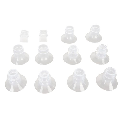 10pcs kołnierz pompy piersiowej wkładki do noszenia silikonowa QS