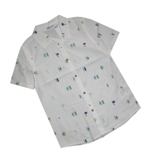 H&M KOSZULA 134 KRÓTKI RĘKAW SURF