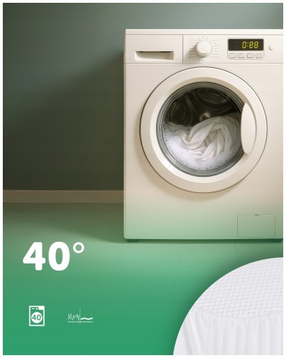 Prześcieradło 90x200 cm do łóżeczka białe Tencel z gumką Premium Fizjomax