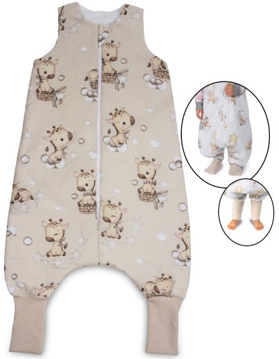 Śpiworek do spania Didibaby 100% bawełna 98 cm z nogawkami M 1.0 Tog