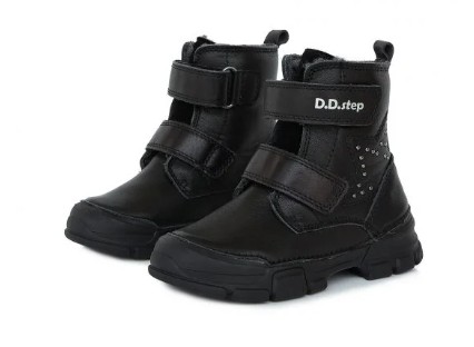 Buty Zimowe D.D.Step wełna W056-711M Czarne roz. 29