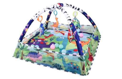 Baby Play Mat Dinosaur WJ121578 – Mata Edukacyjna Z Zabawkami Dla Niemowląt