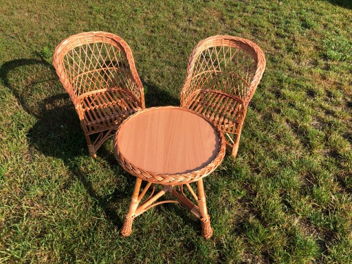Zestaw mebli Wicker-Kosz 3 el. cappucino