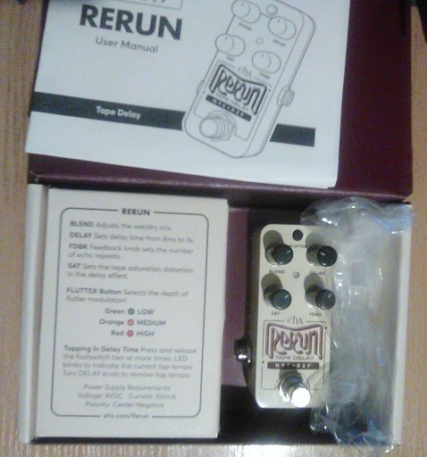 Zdjęcie oferty: EHX PICO RERUN DELAY ECHO POGŁOS ELECTRO-HARMONIX