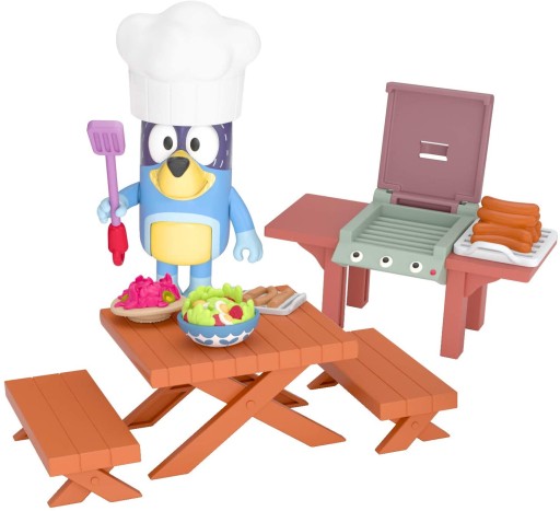 Zestaw Moose Toys Bluey Familly Backyard BBQ
