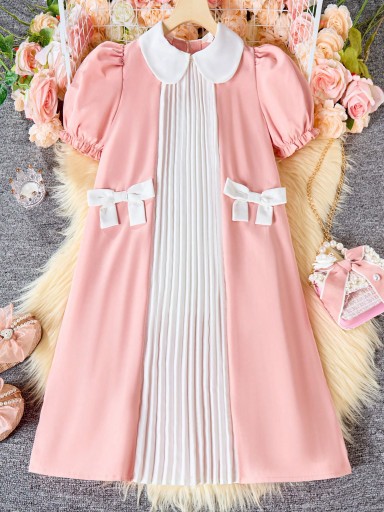 Shein sukienka dziecięca oversize mini poliester rozmiar 152