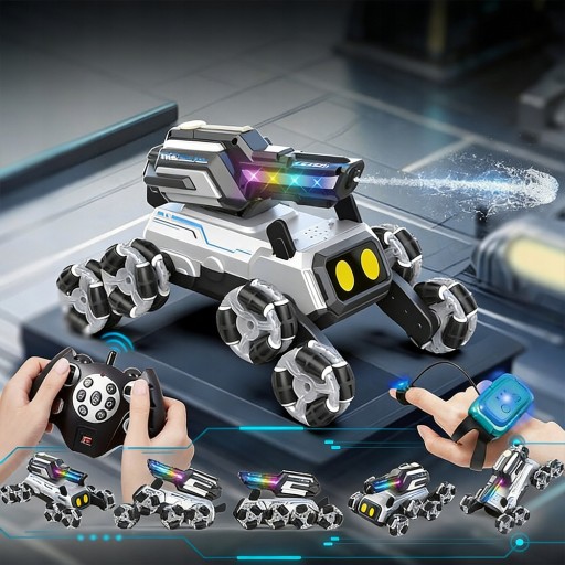 Zdalny Robot Pies Z Wbudowana Woda Do Zabaw Na Dworze Dla Dzieci Prezent