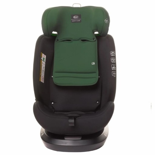 4 BABY FOTELIK SAMOCHODOWY OBROTOWY ROTO-FIX 40-150 CM I-SIZE GREEN ISOFIX