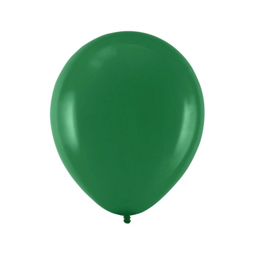 Balony butelkowy zielony matowe małe 20szt 5 cali Zestaw Urodzinowe Ciemne