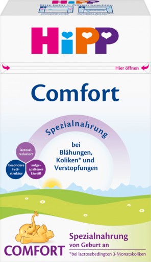 Hipp mleko kolki wzdęcia zaparcia Comfort DE 600g