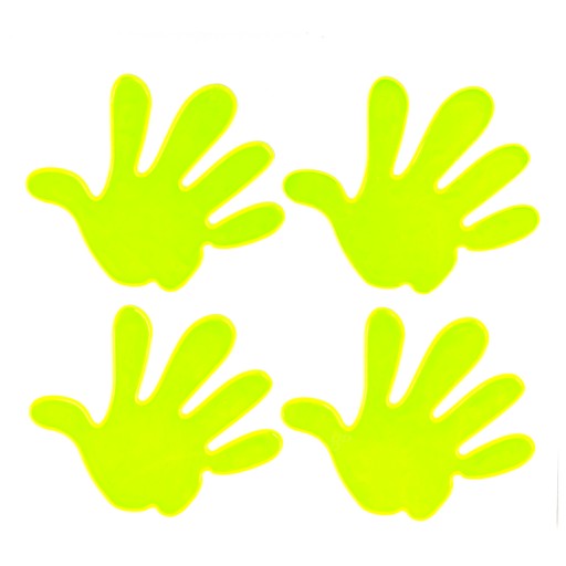 Naklejki fluorescencyjne odblaskowe ostrzegawcze dla dzieci AMIO-03942