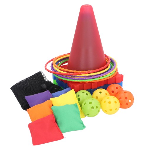Ring Rzut Game for Kids Cone Ring Game 3 in1 Game Games Zestaw 4K