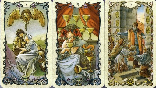 KARTY DO GRY TAROTA ZESTAW KLASYCZNYCH KART DO WRÓŻENIA MUCHA TAROT 78 SZT
