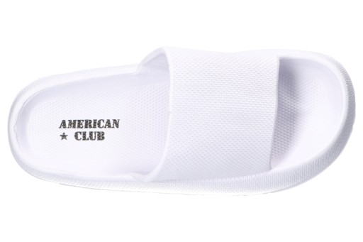 American Club klapki dziecięce pianka biały rozmiar 40