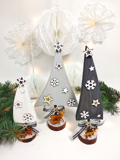 Zdjęcie oferty: Ozdobne choinki - dekoracja, stroik.