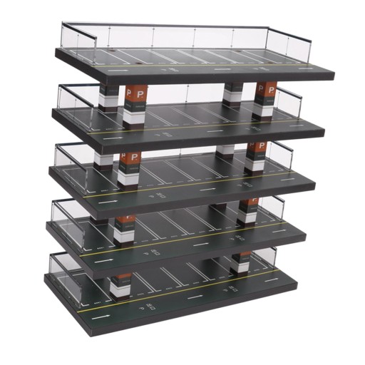 1/64 Parking scena gablota symulacja ochronna realistyczna 1:64