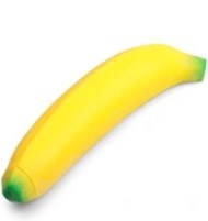 Gniotek antystresowy z zapięciem - Banan