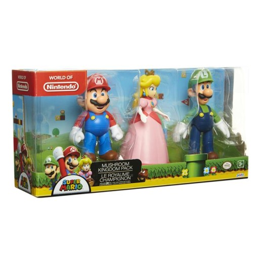 Super Mario Mushroom Kingdom 3 figurki
