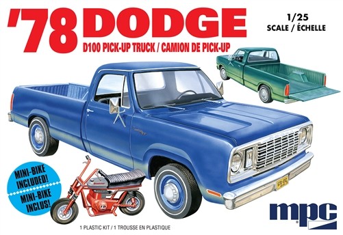 Model Plastikowy - Samochód 1:25 1978 Dodge D100 C