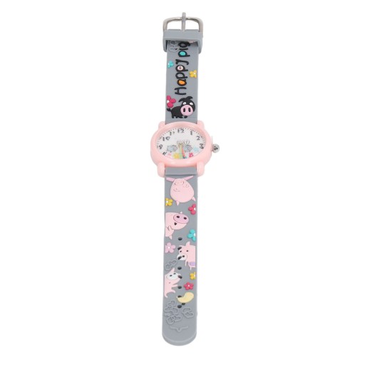 3D Cartoon Watch Toys Wyczyść skalę Śliczna świnia Dekoracja 2T