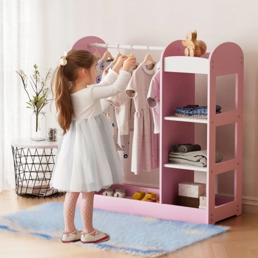 Szafa GINGER HOME AT-DC-2108-P 93 x 38 x 100 cm różowy