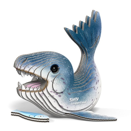 Foka Lampart Morski Eugy. Eko Układanka 3D