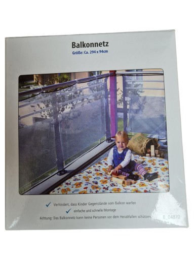 Reer Zabezpieczenie Dziecięce Siatka na Balkon Biała