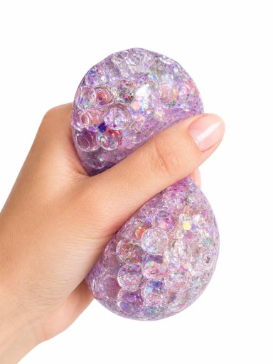 PIERÓG SQUISH ZABAWKA DLA DZIECI ANTYSTRESOWA SENSORYCZNA BROKAT 6CM