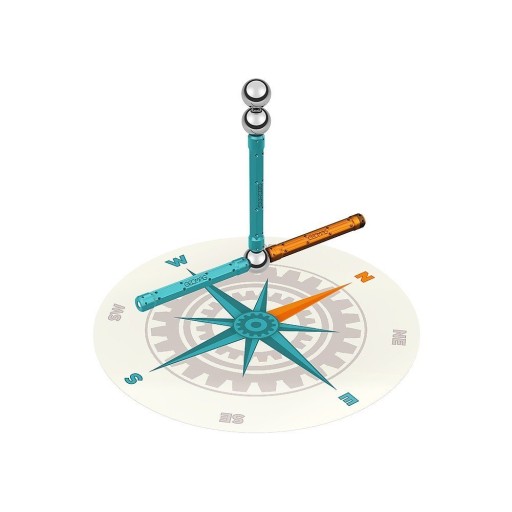 GEOMAG Magnetyczne Klocki Mechanics Motion Compass 35 Elementów Kompas G766