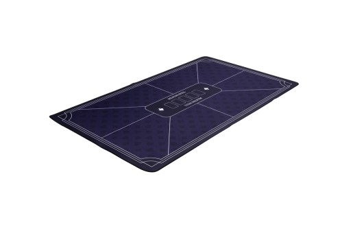 Sukno do Pokera Niebieskie , mata 138x79 cm - Poliester i Guma Poker