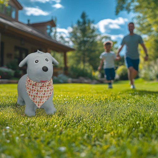Relaxdays Bouncy Dog Toy, skacząca zabawka dla psa, do 50 kg