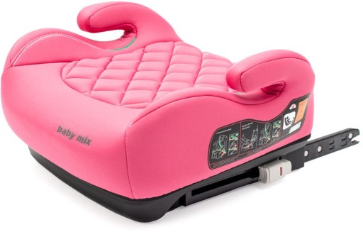 Babymix HERO PLUS ISOFIX fotelik samochodowy podstawka 150cm i-Size PINK