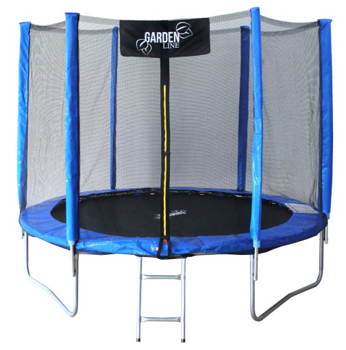 Trampolina z siatką GardenLine 244 cm FT 8 (244-252 cm)