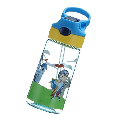 Butelka na wodę Przenośny kubek do picia 450 ML dla dzieci , niebieski, zgodnie z opisem Niebieski