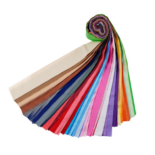 56x Jelly Roll Fabric Strips Crafting Precut Cotton Fabric Roll 6.5x100cm