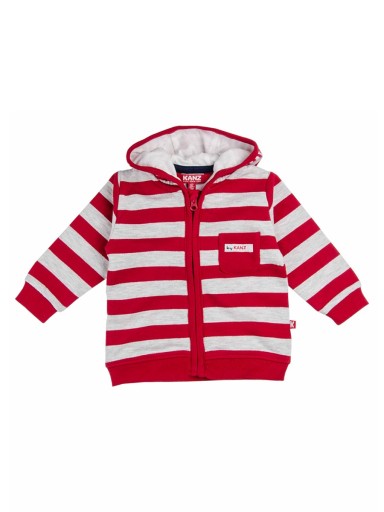 Dziecięcy czerwony sweter Kanz, r. 68