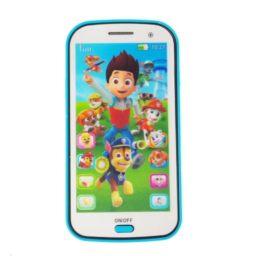 PSI PATROL TELEFON DOTYKOWY 3D SMARTFON DLA DZIECI ŚWIECI DŹWIĘKI MUZYKA
