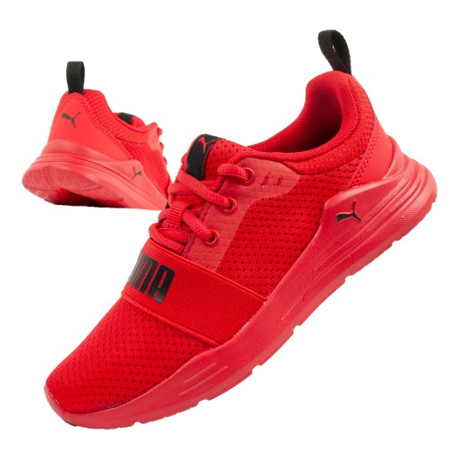 Puma buty sportowe tkanina czerwony rozmiar 28